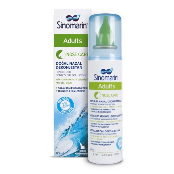 Sinomarin - Adults Spray Ενηλίκων Aποσυμφόρηση της Ρινικής Κοιλότητας 125ml Sinomarin - Adults Spray Ενηλίκων Aποσυμφόρηση της Ρινικής Κοιλότητας 125ml