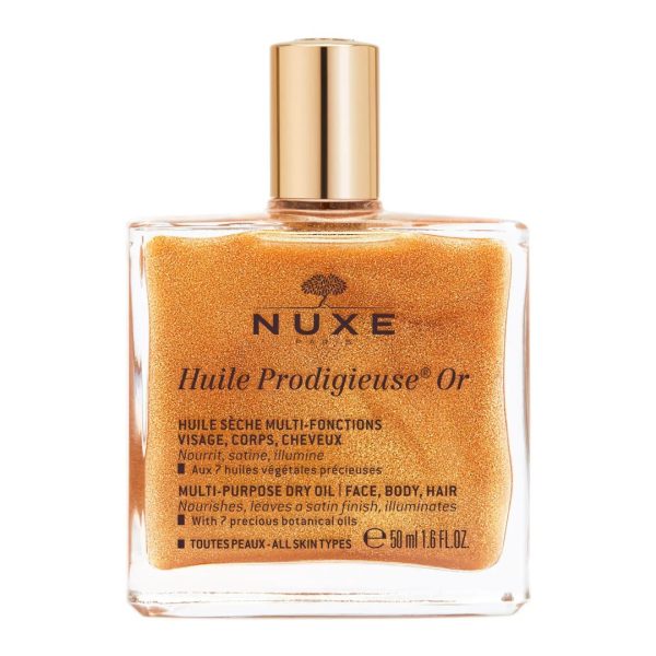 Nuxe – Huile Prodigieuse Or Shimmering Multi Purpose Dry Oil Face Body Hair 100ml Nuxe – Huile Prodigieuse Or Shimmering Multi Purpose Dry Oil Face Body Hair 100ml