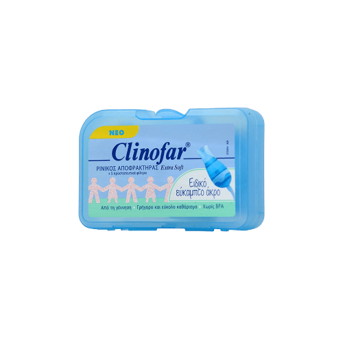 Clinofar – Nasal Aspirator Extra Soft with 5 Protective Filters Clinofar – Nasal Aspirator Extra Soft with 5 Protective Filters