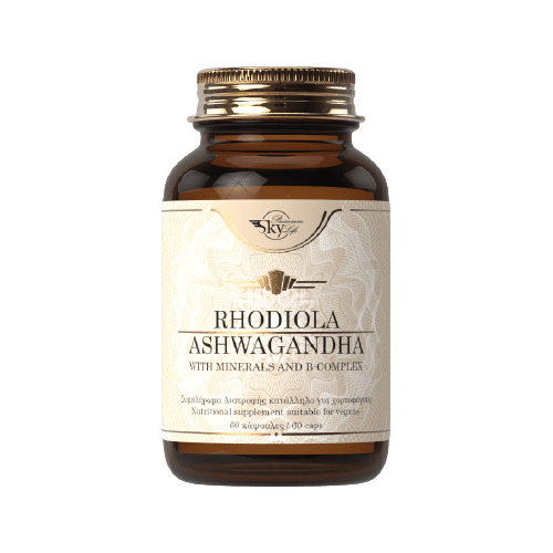 Sky Premium Life - Rhodiola Ashwaganda Συμπλήρωμα Διατροφής για την Φυσιολογική Λειτουργία του Νευρικού Συστήματος 60caps