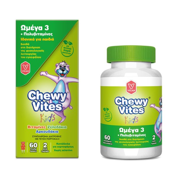 Vican - Chewy Vites Ωμέγα 3 & Πολυβιταμίνες 60τεμ