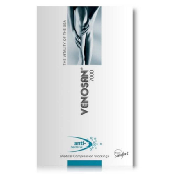 Venosan 7000 - Κάλτσες Διαβαθμισμένης Συμπίεσης Κάτω Γόνατος Κλάση II Μέγεθος Medium Long Κλειστά Δάχτυλα Μπέζ