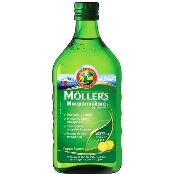 Moller's - Μουρουνέλαιο με γεύση λεμόνι 250ml