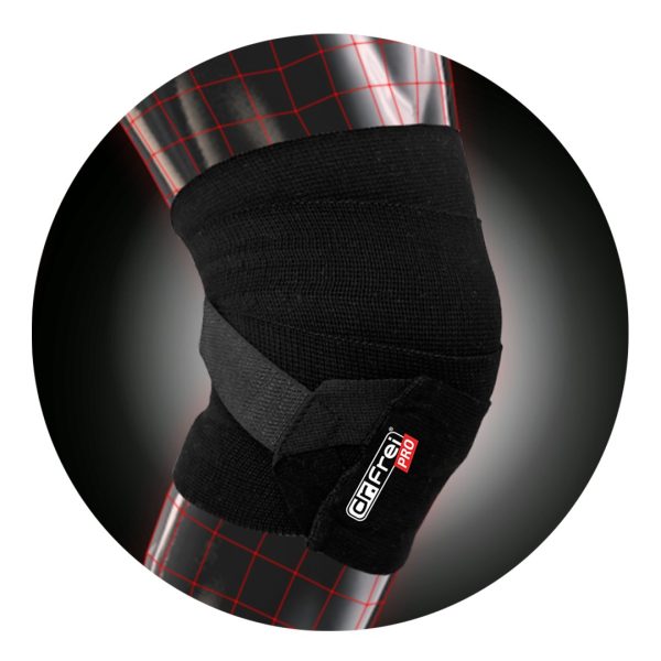 Alfacare - Ελαστικός Επίδεσμος Γόνατος 3m Dr Frei Pro S02x80x3