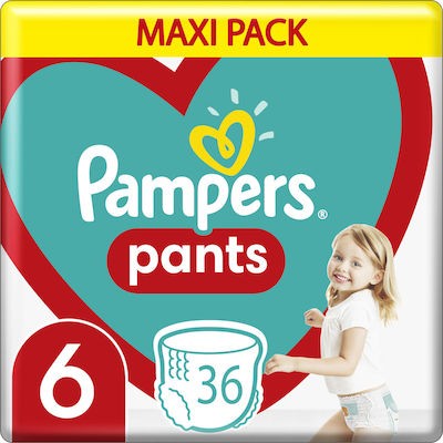 Pampers - Pants Πάνες Βρακάκι Maxi Pack Μέγεθος 6 (15kg+) 36τμχ Pampers - Pants Πάνες Βρακάκι Maxi Pack Μέγεθος 6 (15kg+) 36τμχ