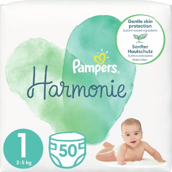 Pampers - Harmonie Βρεφικές Πάνες Νο 1 (2-5 kg) 50τμχ Pampers - Harmonie Βρεφικές Πάνες Νο 1 (2-5 kg) 50τμχ