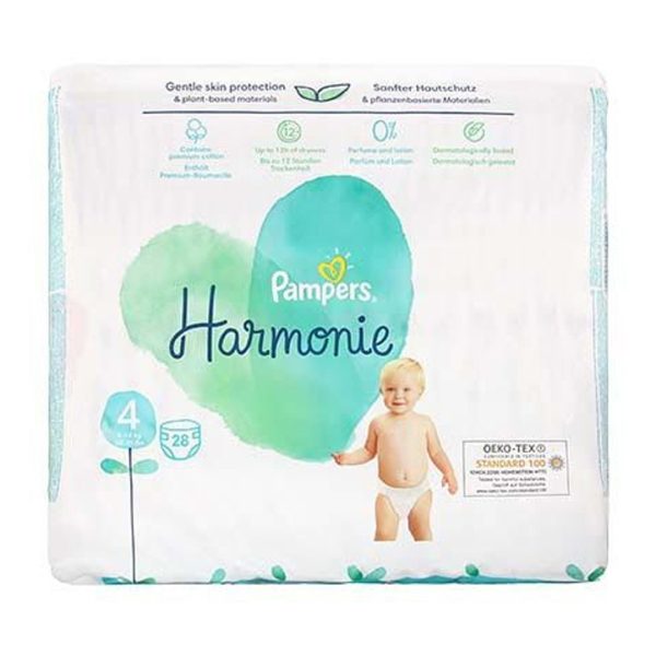 Pampers - Harmonie Πάνες με Αυτοκόλλητο No. 4 για 9-14kg 28τμχ Pampers - Harmonie Πάνες με Αυτοκόλλητο No. 4 για 9-14kg 28τμχ