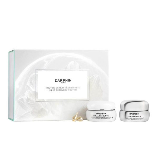 Darphin – Night Recovery Routine Set Ideal Resource Anti-Aging and Radiance Youth Retinol Oil Concentrate 15 Capsules & Stimulskin Plus Absolute Renewal Infusion Cream 15ml