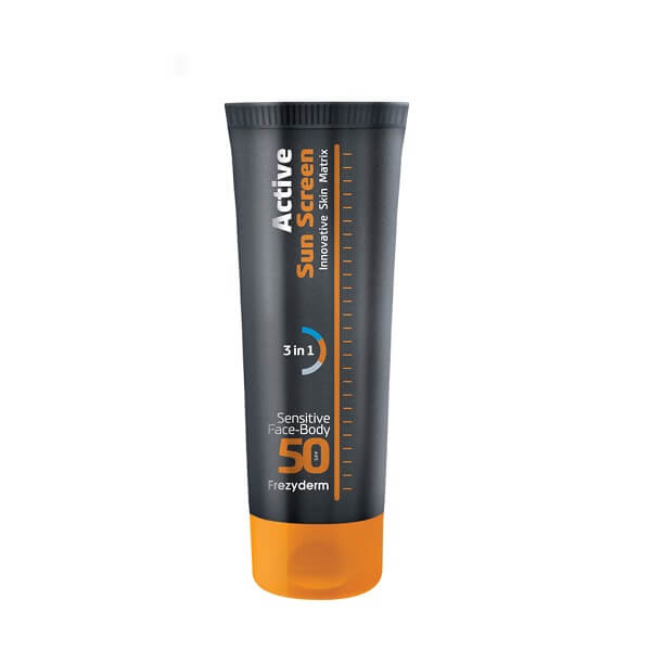 Frezyderm – Active Sun Screen Sensitive Face and Body SPF50 150ml