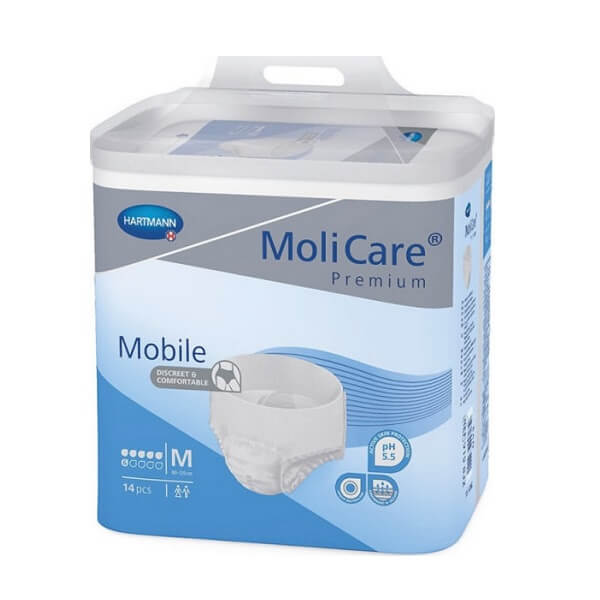 Hartmann - MoliCare Mobile, Απορροφητικό Βρακάκι Ημέρας Medium 14τμχ REF. 915832 Hartmann - MoliCare Mobile, Απορροφητικό Βρακάκι Ημέρας Medium 14τμχ REF. 915832