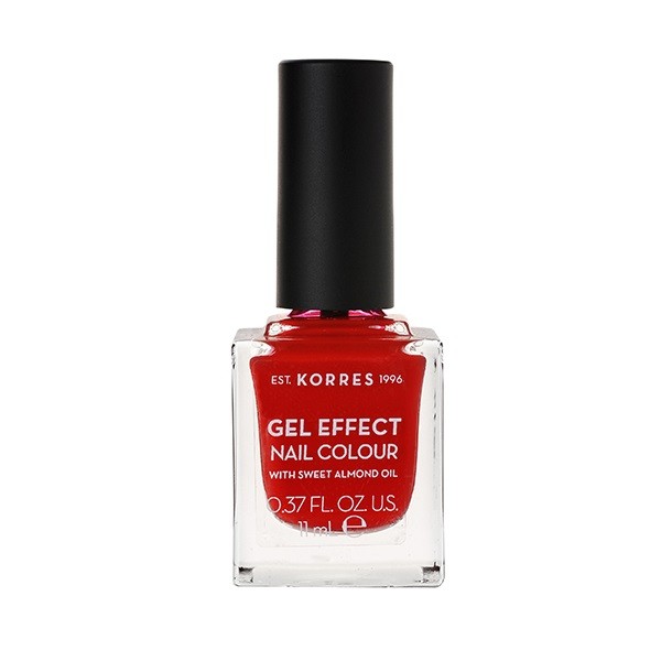 Korres Gel Effect Βερνίκι Νυχιών με Αμυγδαλέλαιο Royal Red No53 - 11ml