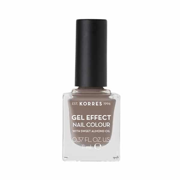 Korres Gel Effect Βερνίκι Νυχιών με Αμυγδαλέλαιο Stone Grey No95 - 11ml