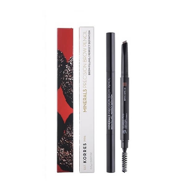 Korres Minerals Precision Brow Μολύβι Φρυδιών - No02 Medium Απόχρωση - 0,2g.