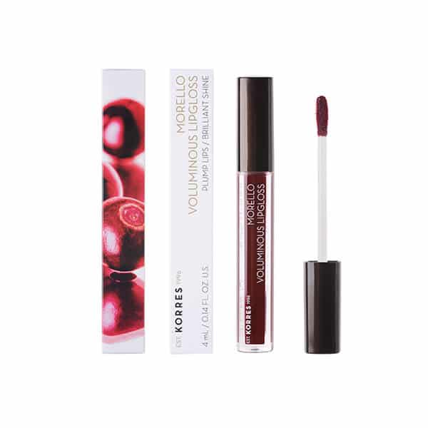 Korres Morello Voluminous Lipgloss Brilliant Shine & Plump Lips Bloody Cherry No58 – 4ml