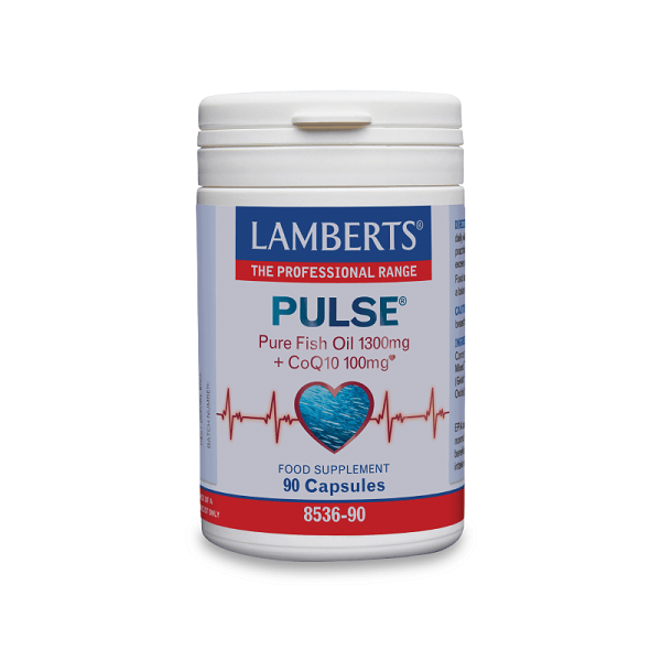 Lamberts – Pulse Pure Fish Oil 1300mg and CoQ10 100mg 90caps