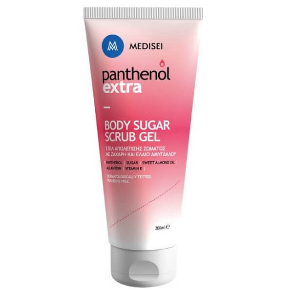 Medisei Panthenol Extra Τζελ Απολέπισης Σώματος με Ζάχαρη & Έλαιο Αμυγδάλου 200ml