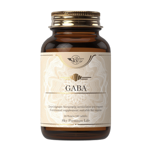 Sky Premium Life – Gaba Nutritional Supplement with Amino Acid Gaba Magnesium and Vitamin B6 60tabs