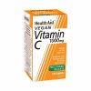 Health Aid - Βιταμίνη C Ενίσχυση Ανοσοποιητικού Συμπλήρωμα Διατροφής Prolonged Release 1000mg 100tabs Health Aid - Βιταμίνη C Ενίσχυση Ανοσοποιητικού Συμπλήρωμα Διατροφής Prolonged Release 1000mg 100tabs