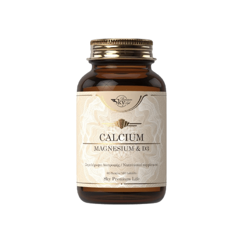 Sky Premium Life - Calcium Magnesium και Vitamin D3 Συμπλήρωμα Διατροφής Με Ασβέστιο Μαγνήσιο Και Βιταμίνη D3 60tabs