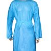 Santex- Non-Woven Ρόμπα Επισκέπτη (Large) Πολυπροπυλενίου Μπλε με Velcro 40gr. 5τμχ