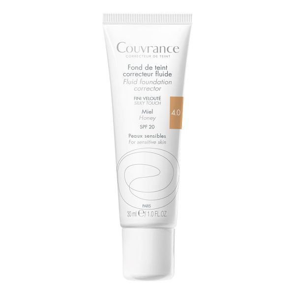 Avene - Couvrance Υγρό Διορθωτικό Make Up SPF20 No.4.0 Miel 30ml