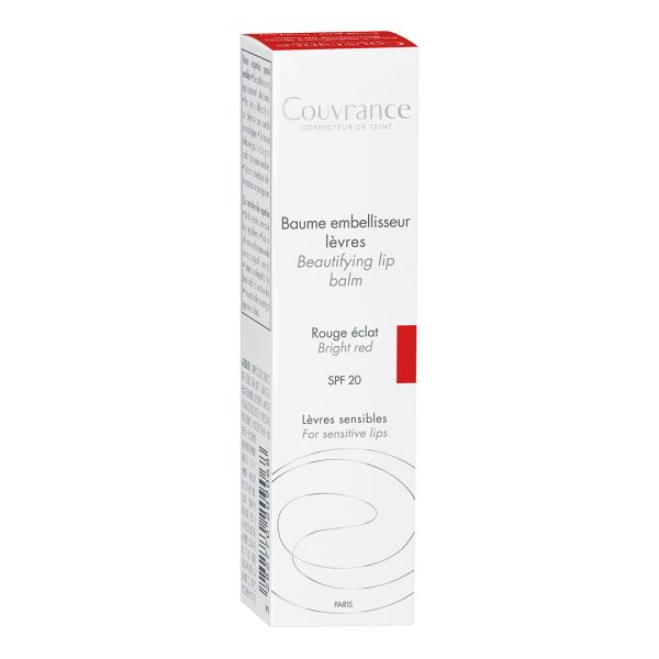 Avene - Couvrance Beautifying Lip Balm SPF20 Bright Red 3gr Avene - Couvrance Beautifying Lip Balm SPF20 Bright Red 3gr