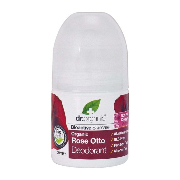 Dr. Organic – Rose Otto Deodorant Roll-On 50 ml
