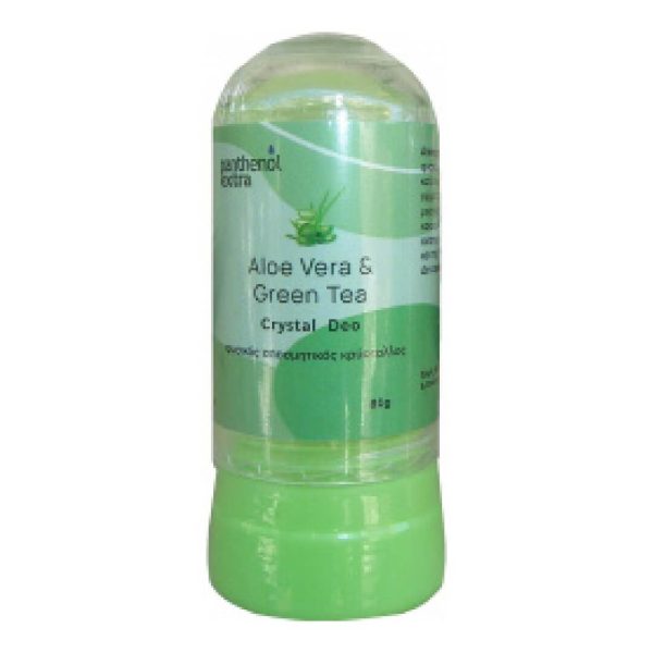 Medisei - Panthenol Extra Aloe Vera & Green Tea Αποσμητικός Κρύσταλλος 80gr