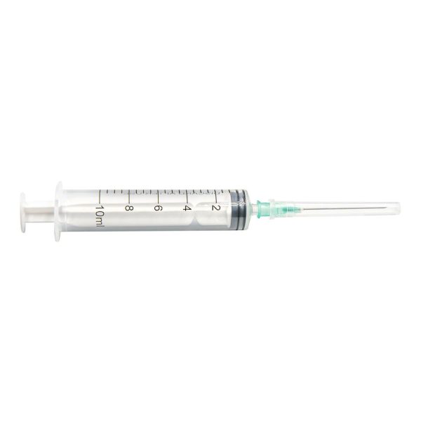 Disposable Syringe Single Use 10 ml with Needle 21G 1 piece