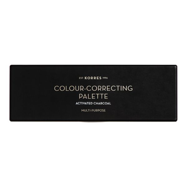 Korres - Colour Correcting Palette Activated Charcoal Multi-Purpose Παλέτα Μακιγιάζ Προσώπου 5.5gr
