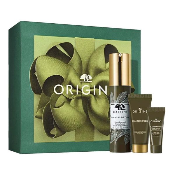 Origins - Set Plantscription Youth Serum 30ml & Lifting - Firming Cream 15ml & Wrinkle Correction Eye Cream 5ml