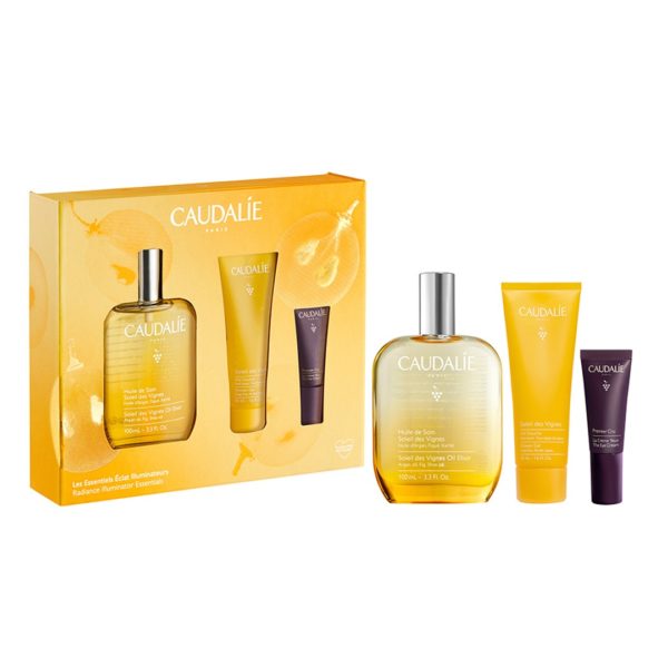 Περιποίηση Σώματος Caudalie – Promo Soleil des Vignes Oil Elixir Λάδι Σώματος 100ml & Αφρόλουτρο 50ml & Premier Cru Κρέμα Ματιών 5ml