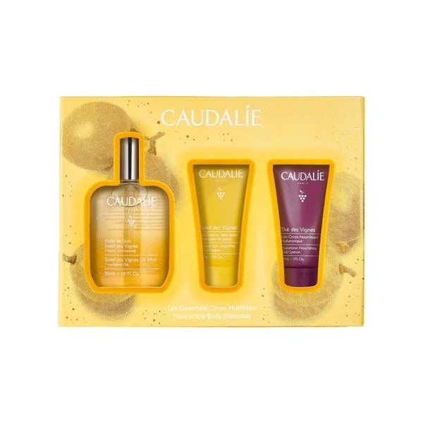 Body Care Caudalie – Promo Soleil des Vignes Oil Elixir 50ml & Shower Gel 30ml & Body Lotion 30ml