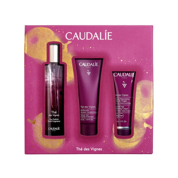 Body Care Caudalie – Promo Thé des Vignes Fresh Fragrance 50ml & Shower Gel 50ml & Hand-Nail Repairing Cream 30ml