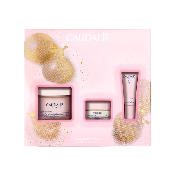 Antiageing - Firming Caudalie – Promo Resveratrol Lift Firming Cashmere Cream 50ml & Night Cream 15ml & Eye Cream 5ml