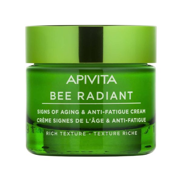 Apivita - Bee Radiant Κρέμα Πλούσιας Υφής Για Σημάδια Γήρανσης και Ξεκούραστη Όψη 50ml