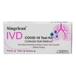 > STOP COVID-19 < Singclean – IVD Covid-19 Test Kit 1pcs