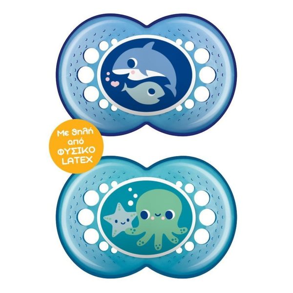 Mam – Original Soother Latex 6+ Months 2pcs