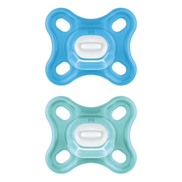 MAM - 126S - Comfort Silicon Soothers 0-2 Months 2pcs