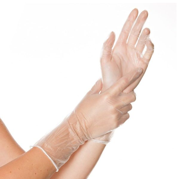 Aldena - Clear Examination Vinyl Gloves Powder Free 100pcs