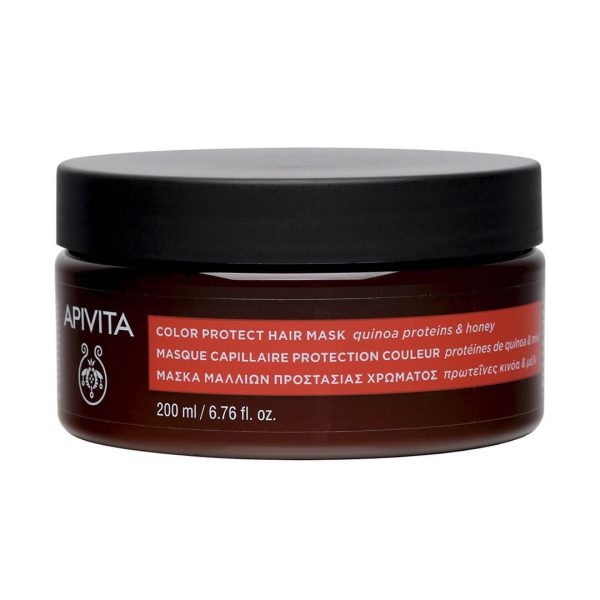 Apivita - Color Seal Hair Mask with Quinoa Protein & Honey 200ml Apivita - Color Seal Hair Mask with Quinoa Protein & Honey 200ml