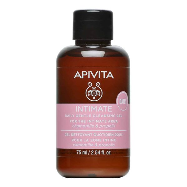 Apivita - Mini Intimate Daily Καθημερινό Απαλό Gel Καθαρισμού για την Ευαίσθητη Περιοχή 75ml