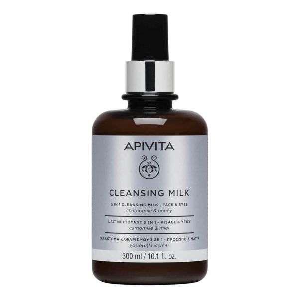 Apivita - Promo 3 in 1 Cleansing Milk for Face & Eyes 300ml Apivita - Promo 3 in 1 Cleansing Milk for Face & Eyes 300ml