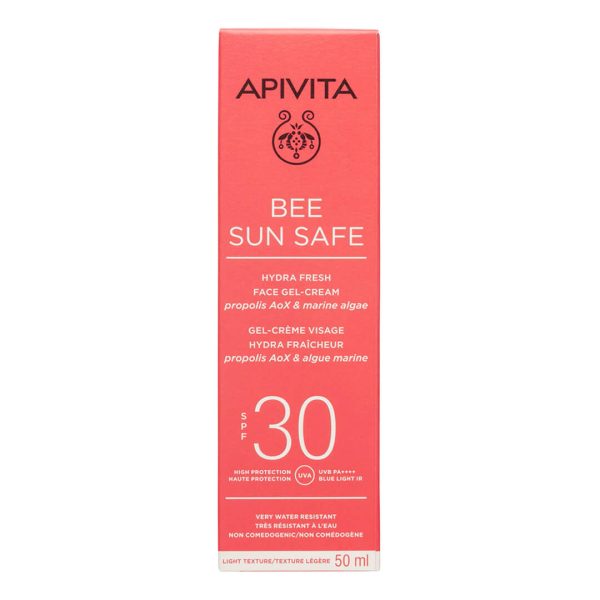 Apivita - Bee Sun Safe Hydra Fresh Ενυδατική Κρέμα-Gel Προσώπου SPF30 50ml