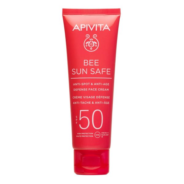 Apivita - Bee Sun Safe Anti-Spot & Anti-Age Defense Face Cream SPF50 50ml Apivita - Bee Sun Safe Anti-Spot & Anti-Age Defense Face Cream SPF50 50ml