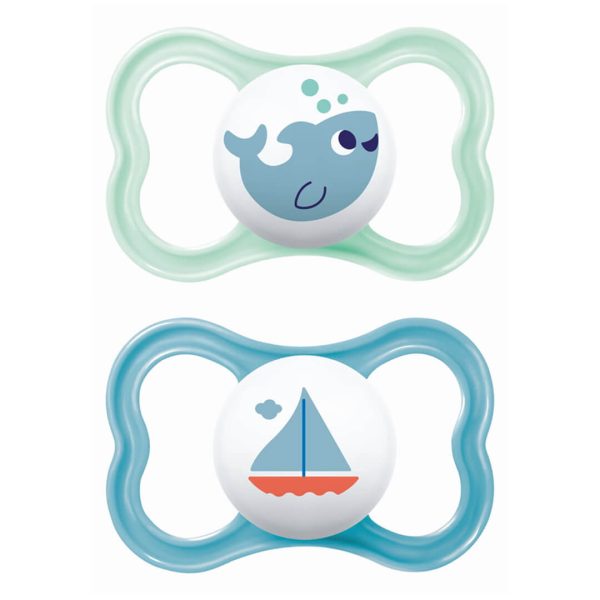 MAM - 215S - Air Soother Silicon 6-16 Months 2pcs