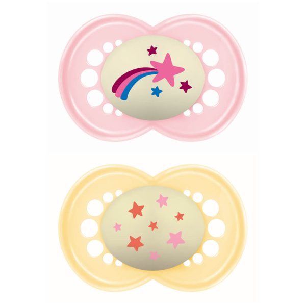 MAM - 260S - Original Night Silicon Soother 16+ Months 2pcs