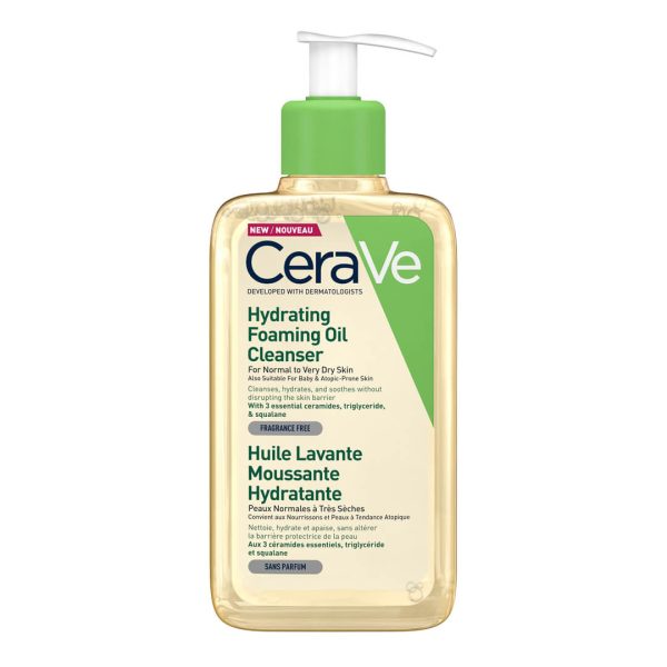 CeraVe - Hydrating Foaming Cleansing Oil for Normal to Very Dry Skin 473ml CeraVe - Hydrating Foaming Cleansing Oil for Normal to Very Dry Skin 473ml