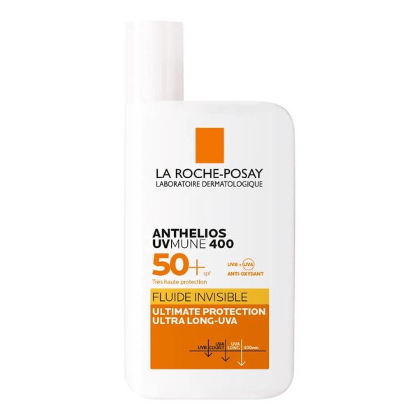 La Roche Posay - Anthelios UVmune 400 SPF50+ Invisible Fluid Λεπτόρρευστο Αντηλιακό 50ml