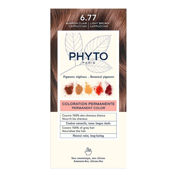 Phyto - Phytocolor Μόνιμη Βαφή Μαλλιών Νο 6.77 Μαρόν Ανοιχτό Καπουτσίνο Phyto - Phytocolor Μόνιμη Βαφή Μαλλιών Νο 6.77 Μαρόν Ανοιχτό Καπουτσίνο